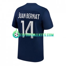Paris Saint Germain Juan Bernat 14 Home Football Shirts 2022-2023 Men LS
