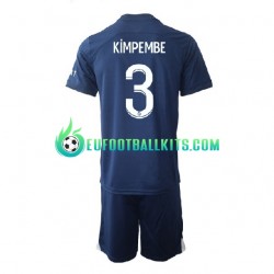 Paris Saint Germain Kimpembe 3 Home Football Shirts 2022-2023 Kids LS