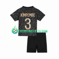 Paris Saint Germain Kimpembe 3 Third Football Shirts 2023-2024 Kids LS
