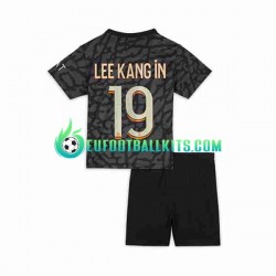 Paris Saint Germain Lee Kang In 19 Third Football Shirts 2023-2024 Kids LS