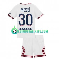 Paris Saint Germain Lionel Messi 30 Fourth Football Shirts 2021-2022 Kids LS