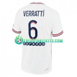 Paris Saint Germain Marco Verratti 6 Fourth Football Shirts 2021-2022 Men LS
