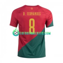 Portugal B.Fernandes 8 Home Football Shirts World Cup 2022 Men LS