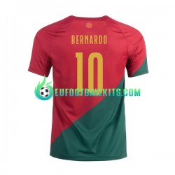 Portugal Bernardo 10 Home Football Shirts World Cup 2022 Men LS