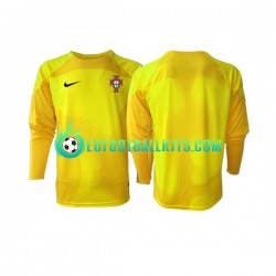 Portugal Goalkeeper Home Football Shirts World Cup 2022 Men SS