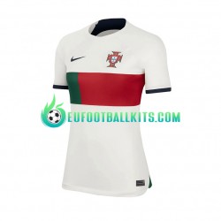 Portugal Away Football Shirts World Cup 2022 Woman LS