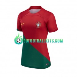 Portugal Home Football Shirts World Cup 2022 Woman LS