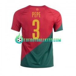 Portugal PEPE 3 Home Football Shirts World Cup 2022 Men LS