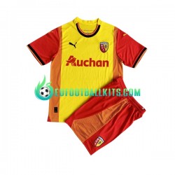 RC Lens Home Football Shirts 2023-2024 Kids LS