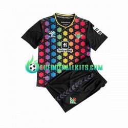 Real Betis Goalkeeper Home Football Shirts 2023-2024 Kids LS