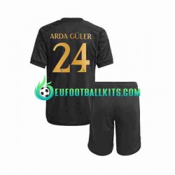 Real Madrid Arda Guler 24 Third Football Shirts 2023-2024 Kids LS