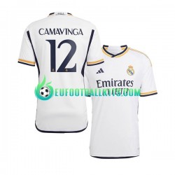 Real Madrid Camavinga 12 Home Football Shirts 2023-2024 Men LS