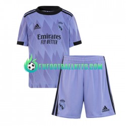 Real Madrid Away Football Shirts 2022-2023 Kids LS