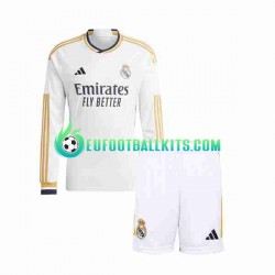 Real Madrid Home Football Shirts 2023-2024 Kids SS