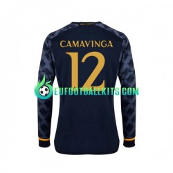 Real Madrid EDUARDO CAMAVINGA 12 Away Football Shirts 2023-2024 Men SS