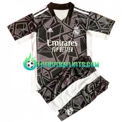 Real Madrid Goalkeeper Away Football Shirts 2022-2023 Kids LS