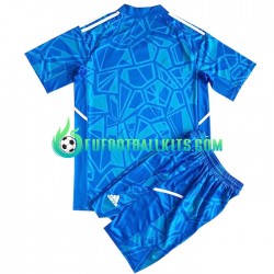 Real Madrid Goalkeeper Home Football Shirts 2022-2023 Kids LS