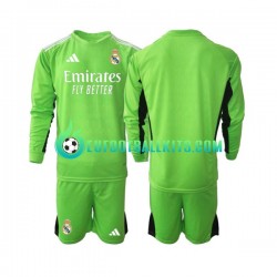 Real Madrid Goalkeeper Home Football Shirts 2023-2024 Kids SS
