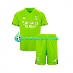 Real Madrid Goalkeeper Home Football Shirts 2023-2024 Kids LS