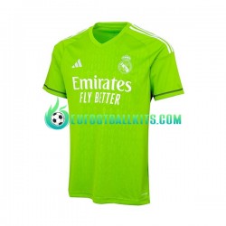 Real Madrid Goalkeeper Home Football Shirts 2023-2024 Men LS