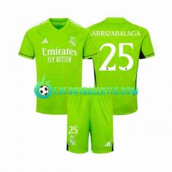 Real Madrid Goalkeeper Kepa Arrizabalaga 25 Home Football Shirts 2023-2024 Kids LS