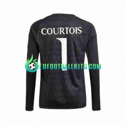 Real Madrid Goalkeeper Thibaut Courtois 1 Away Football Shirts 2023-2024 Men SS