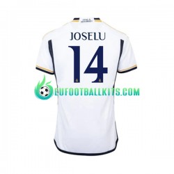 Real Madrid JOSELU 14 Home Football Shirts 2023-2024 Men LS