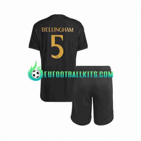 Real Madrid Jude Bellingham 5 Third Football Shirts 2023-2024 Kids LS