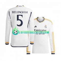Real Madrid Jude Bellingham 5 Home Football Shirts 2023-2024 Men SS