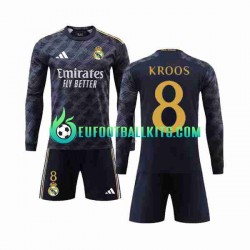 Real Madrid Kroos 8 Away Football Shirts 2023-2024 Kids SS