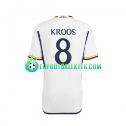 Real Madrid Kroos 8 Home Football Shirts 2023-2024 Men LS