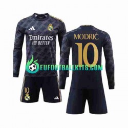 Real Madrid Luka Modric 10 Away Football Shirts 2023-2024 Kids SS