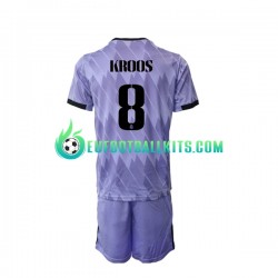Real Madrid Toni Kroos 8 Away Football Shirts 2022-2023 Kids LS