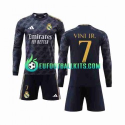 Real Madrid Vini Jr 7 Away Football Shirts 2023-2024 Kids SS