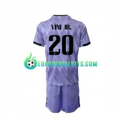 Real Madrid Vinicius Junior 20 Away Football Shirts 2022-2023 Kids LS