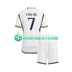 Real Madrid Vinicius Junior 7 Home Football Shirts 2023-2024 Kids LS