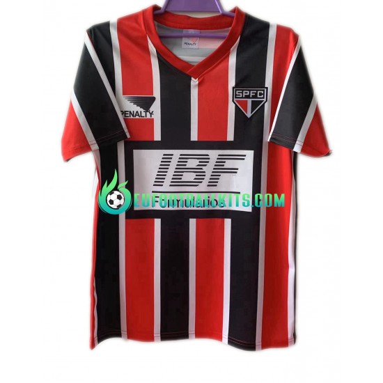 Sao Paulo Retro Away Football Shirts 1991 Men LS