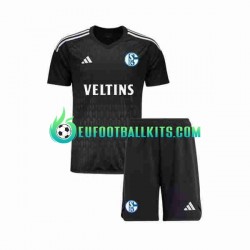 Schalke 04 Goalkeeper Away Football Shirts 2023-2024 Kids LS