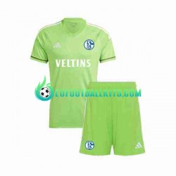Schalke 04 Goalkeeper Home Football Shirts 2023-2024 Kids LS