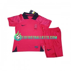 South Korea Home Football Shirts World Cup 2022 Kids LS
