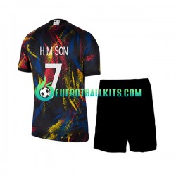 South Korea Son Heung-min 7 Away Football Shirts World Cup 2022 Kids LS