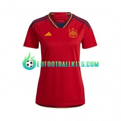 Spain Home Football Shirts World Cup 2022 Woman LS