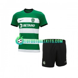 Sporting CP Home Football Shirts 2023-2024 Kids LS