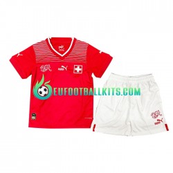 Switzerland Home Football Shirts World Cup 2022 Kids LS