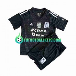 Tigres UANL Goalkeeper Away Football Shirts 2023-2024 Kids LS