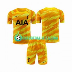 Tottenham Hotspur Goalkeeper Orangecolor Away Football Shirts 2023-2024 Kids LS