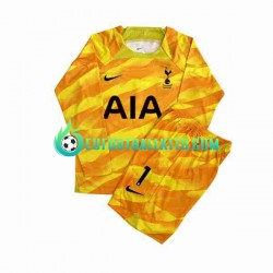 Tottenham Hotspur Goalkeeper Hugo Orangecolor Away Football Shirts 2023-2024 Kids SS