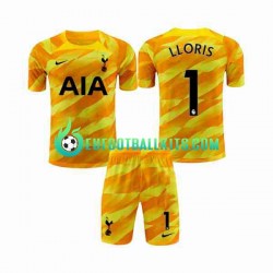 Tottenham Hotspur Goalkeeper Hugo Orangecolor Away Football Shirts 2023-2024 Kids LS