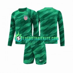 USA Goalkeeper Home Football Shirts 2023-2024 Kids SS
