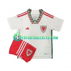 Wales Away Football Shirts World Cup 2022 Kids LS